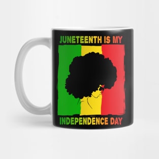 Juneteenth is My Independence Day Not July 4th Mug